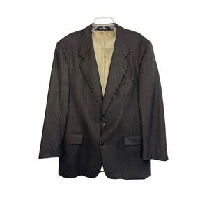 Brandini Wool Blazer Jacket Sport Coat Size 42 T